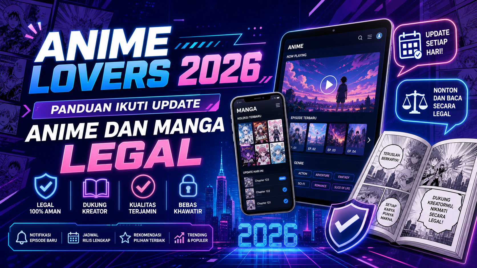 anime - Anime Lovers 2026: Panduan Ikuti Update Anime dan Manga Legal