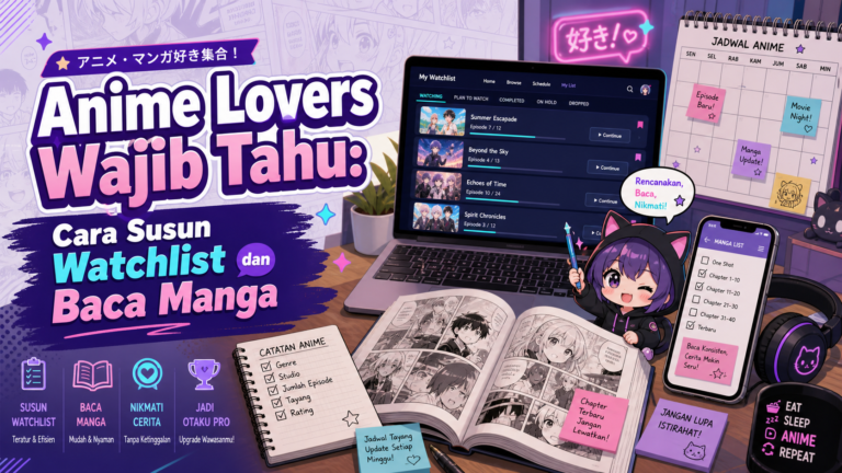 anime - Anime Lovers Wajib Tahu: Cara Susun Watchlist dan Baca Manga