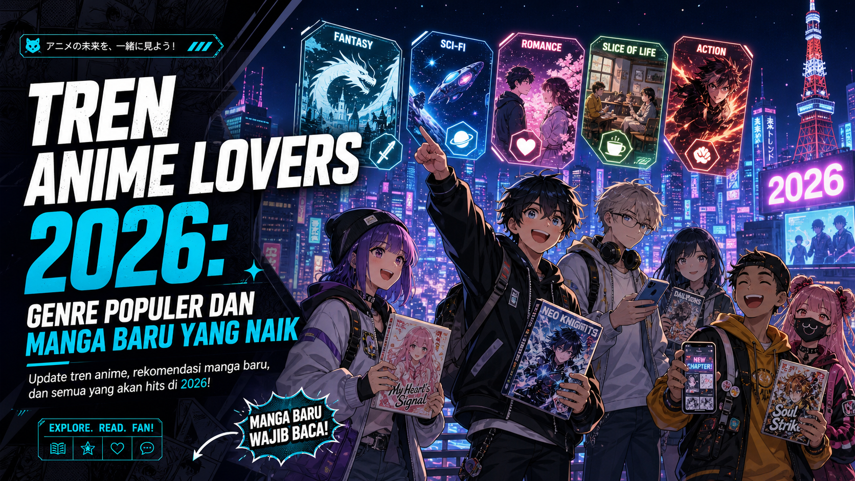 anime - Tren Anime Lovers 2026: Genre Populer dan Manga Baru yang Naik