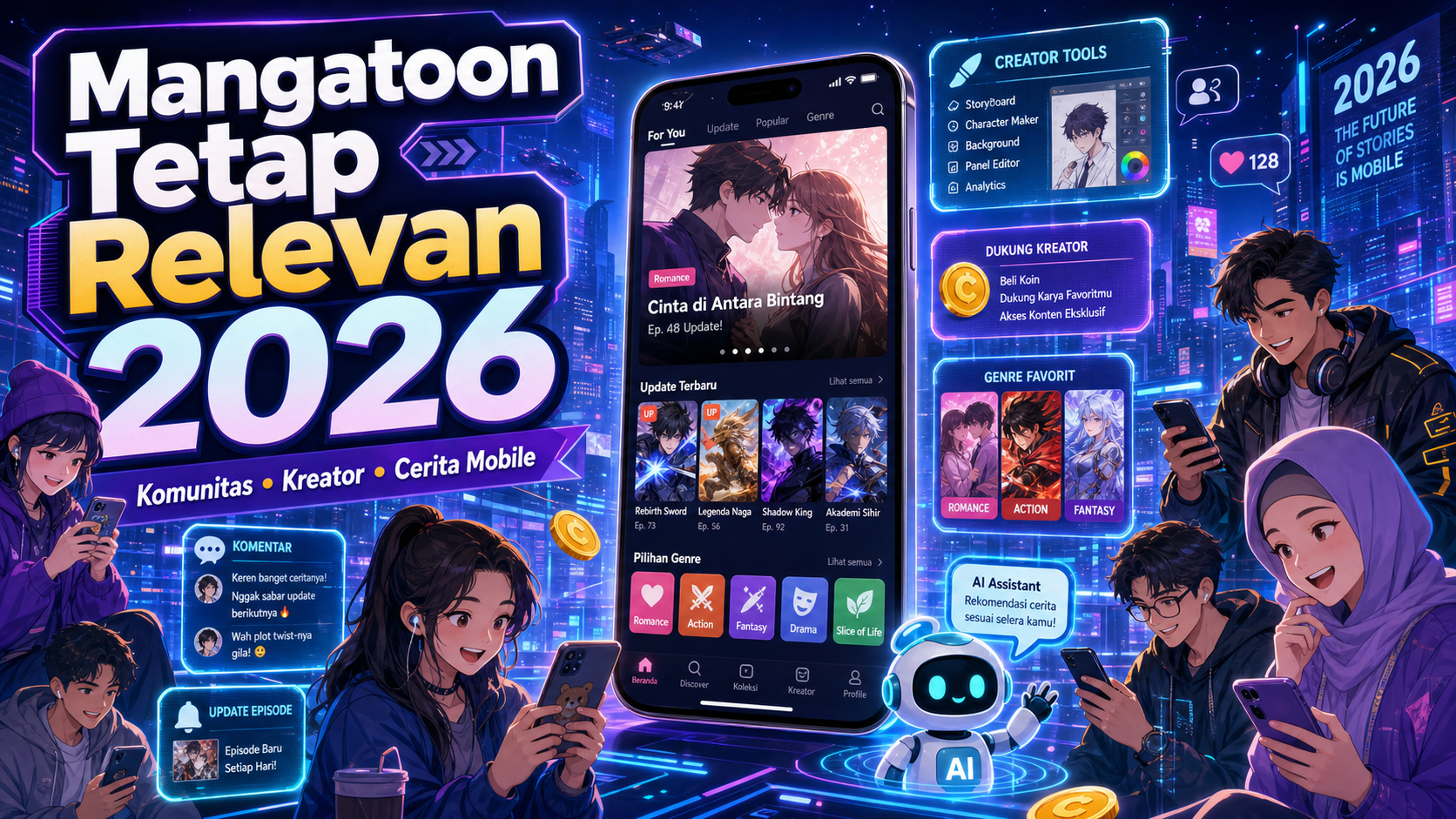 Kenapa Mangatoon Masih Relevan pada 2026? - mangatoon