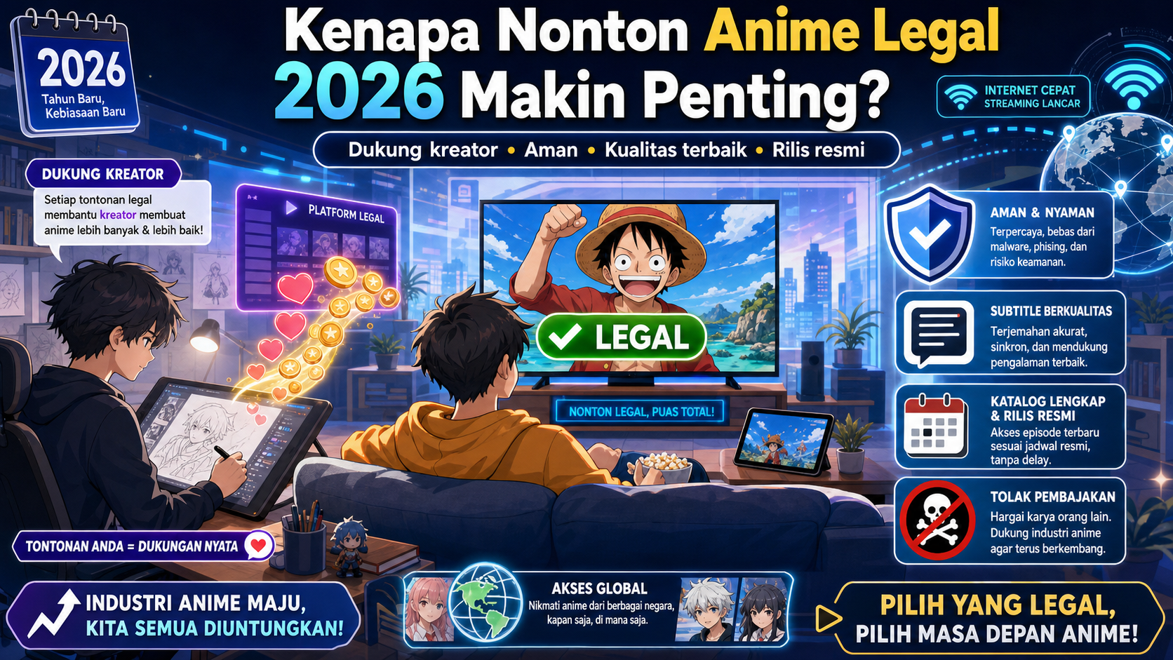 Kenapa Nonton Anime Legal 2026 Makin Penting? - anime