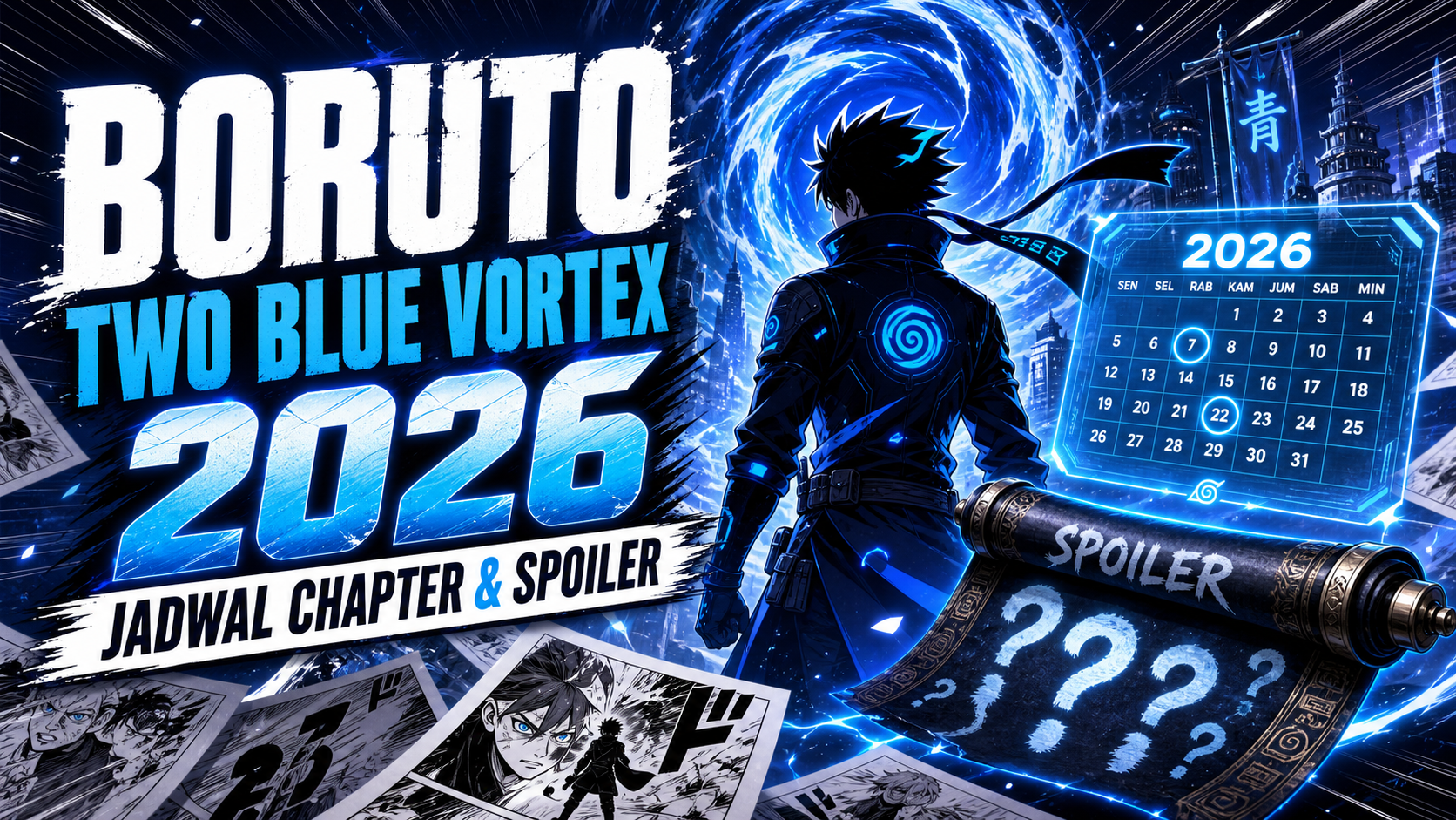 Manga Boruto Two Blue Vortex 2026: Jadwal Chapter dan Spoiler - boruto