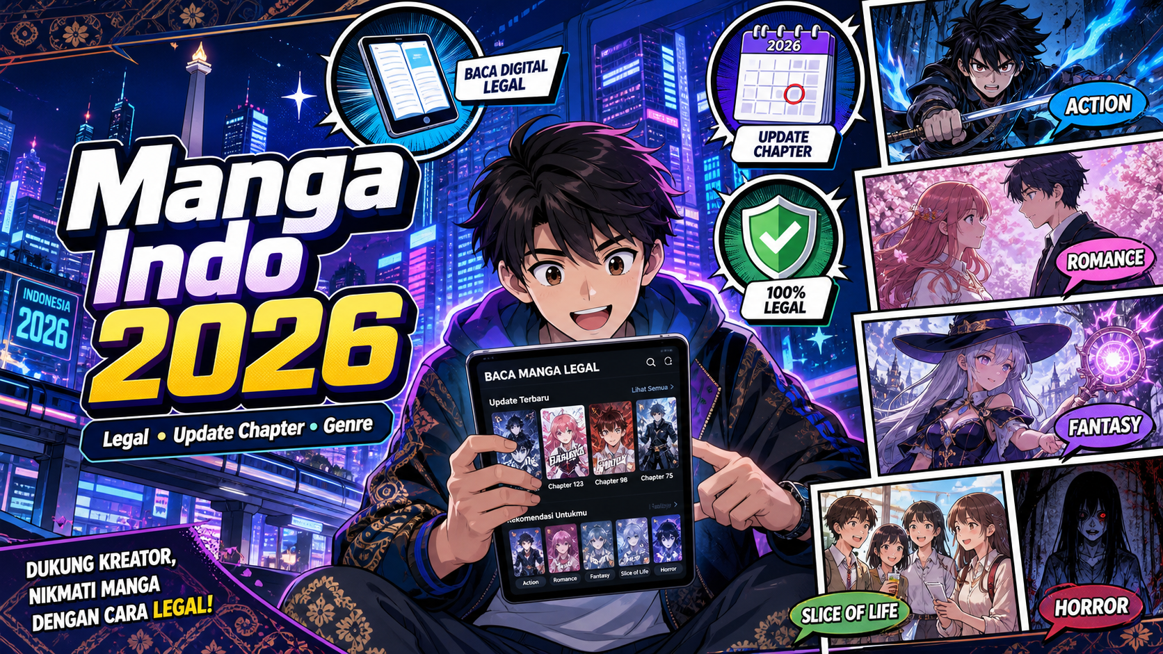 Manga Indo 2026: Cara Baca Legal, Update Chapter, dan Genre - manga