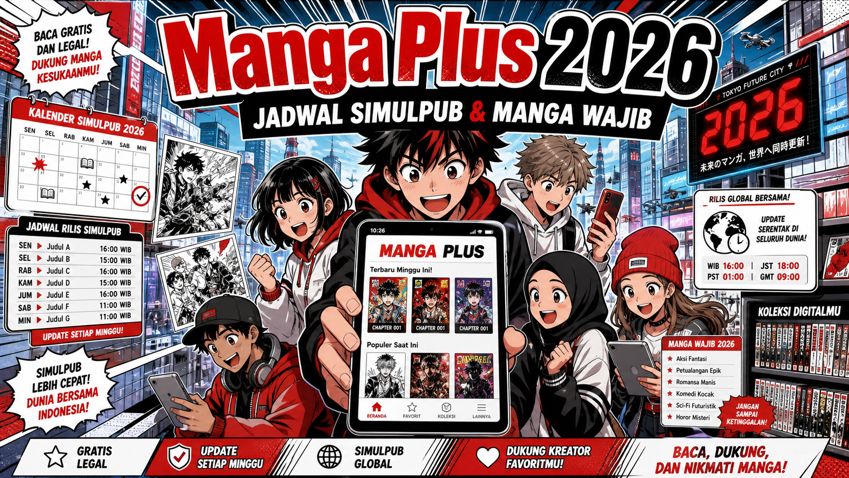 Manga Plus by Shueisha 2026: Jadwal Simulpub dan Manga Wajib - mangaplus