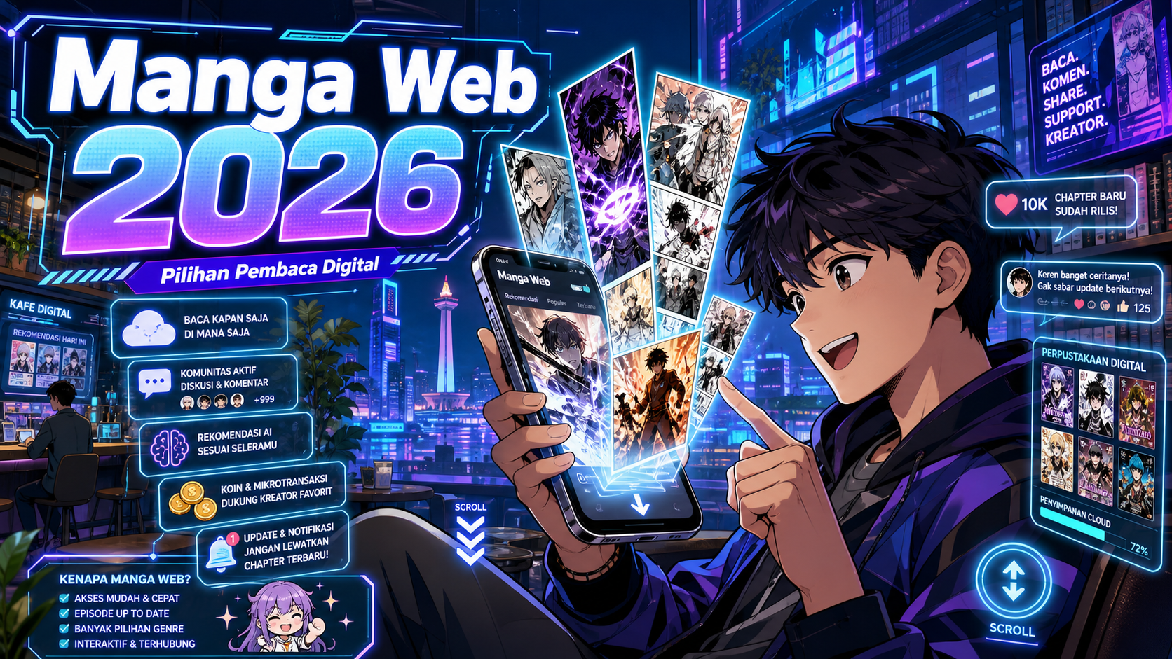 Manga Web 2026: Kenapa Jadi Pilihan Pembaca Digital? - manga