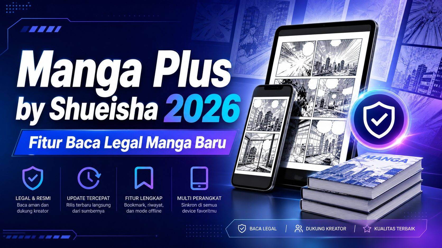 mangaplus - Manga Plus by Shueisha 2026: Fitur Baca Legal Manga Baru
