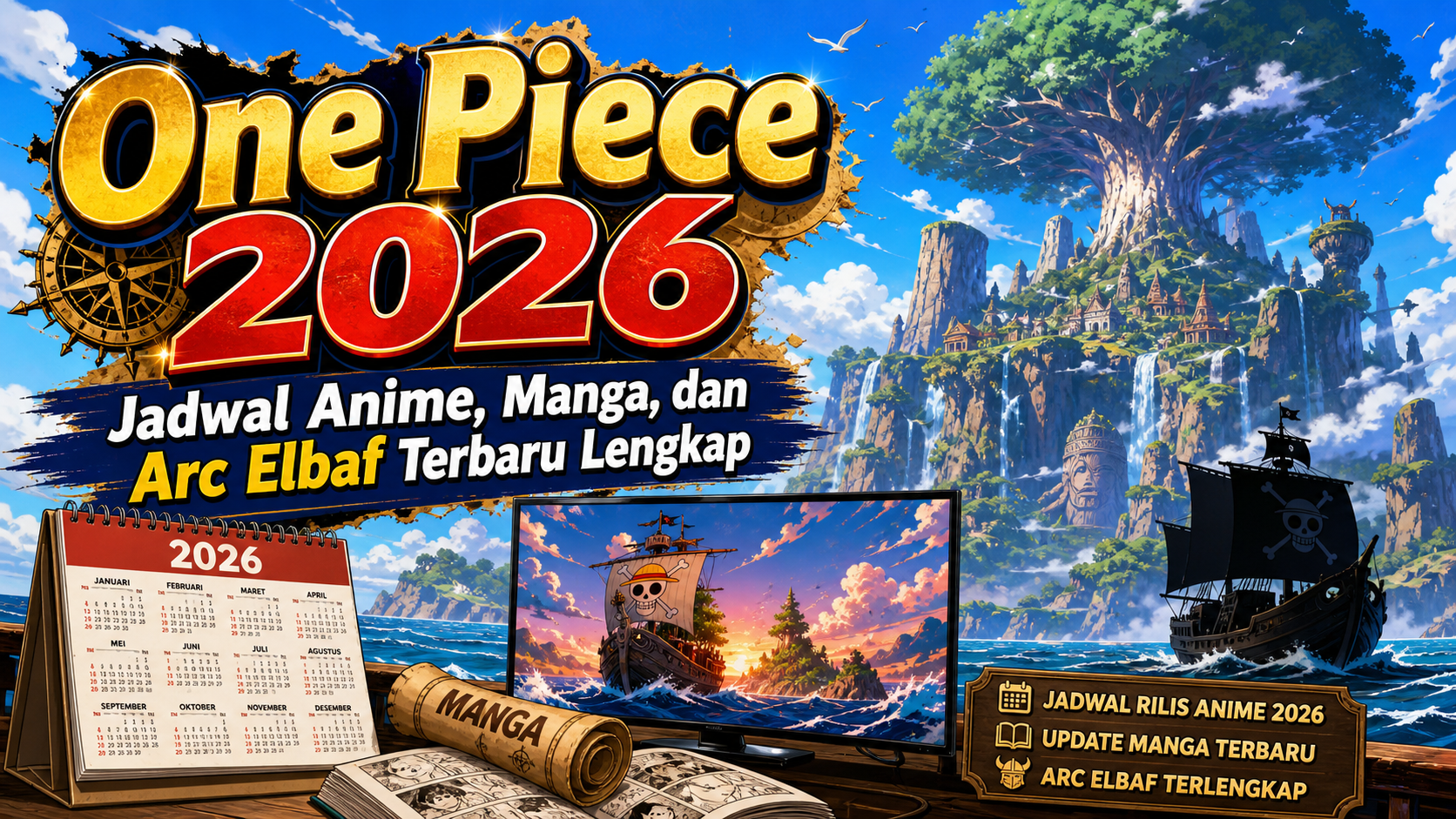 One Piece 2026: Jadwal Anime, Manga, dan Arc Elbaf Terbaru Lengkap - onepiece