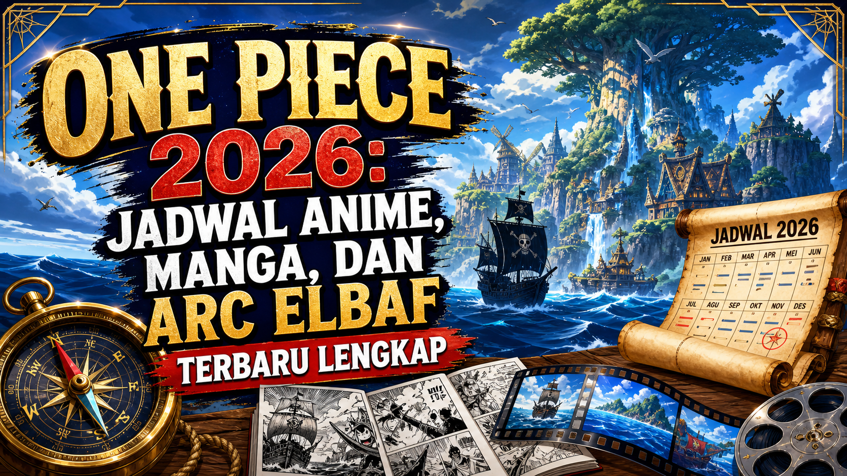 onepiece - One Piece 2026: Jadwal Anime, Manga, dan Arc Elbaf Terbaru Lengkap