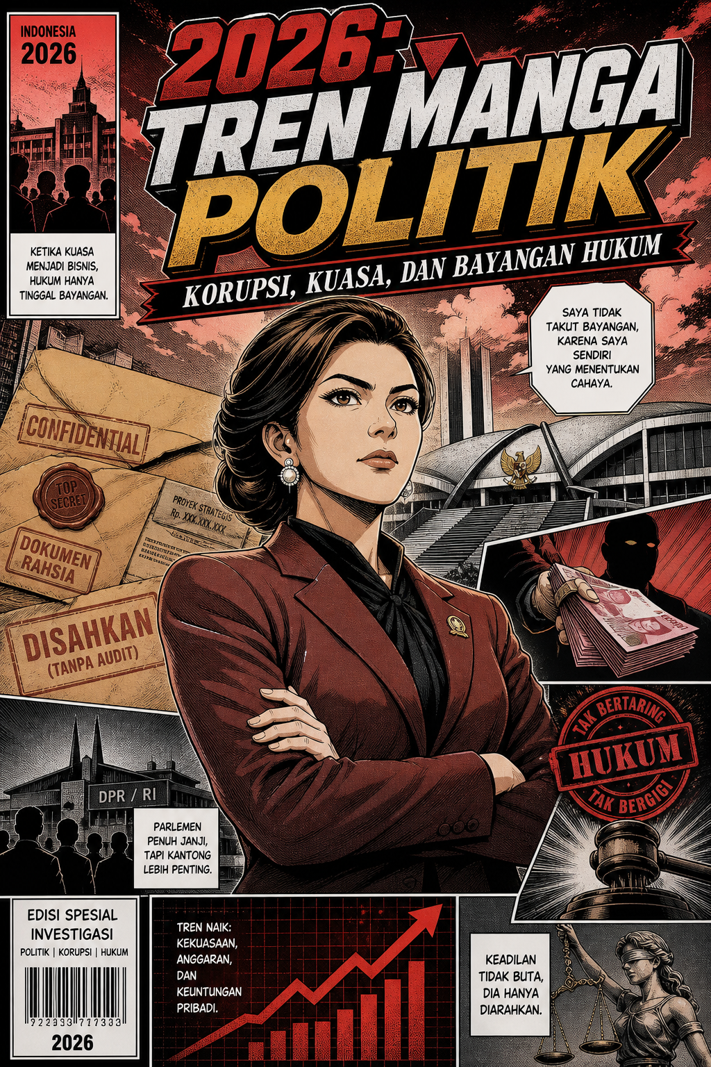 Rita Widyasari 2026: Tren Manga Politik Bertema Korupsi - rita