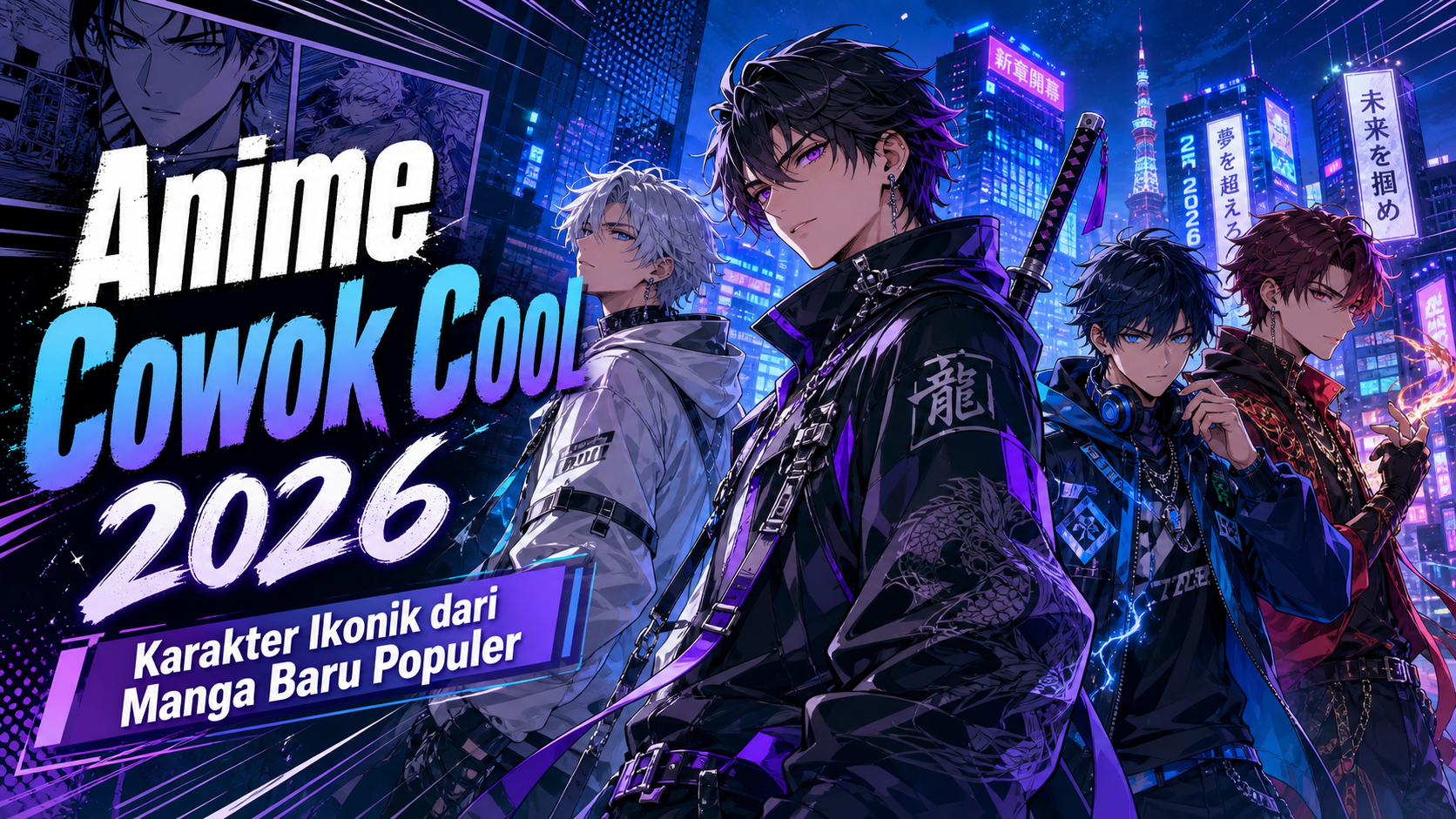 anime - Anime Cowok Cool 2026: Karakter Ikonik dari Manga Baru Populer