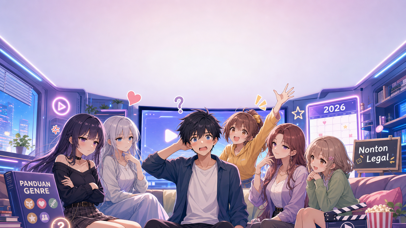 Anime Harem 2026: Panduan Genre, Tropes, dan Nonton Legal - harem