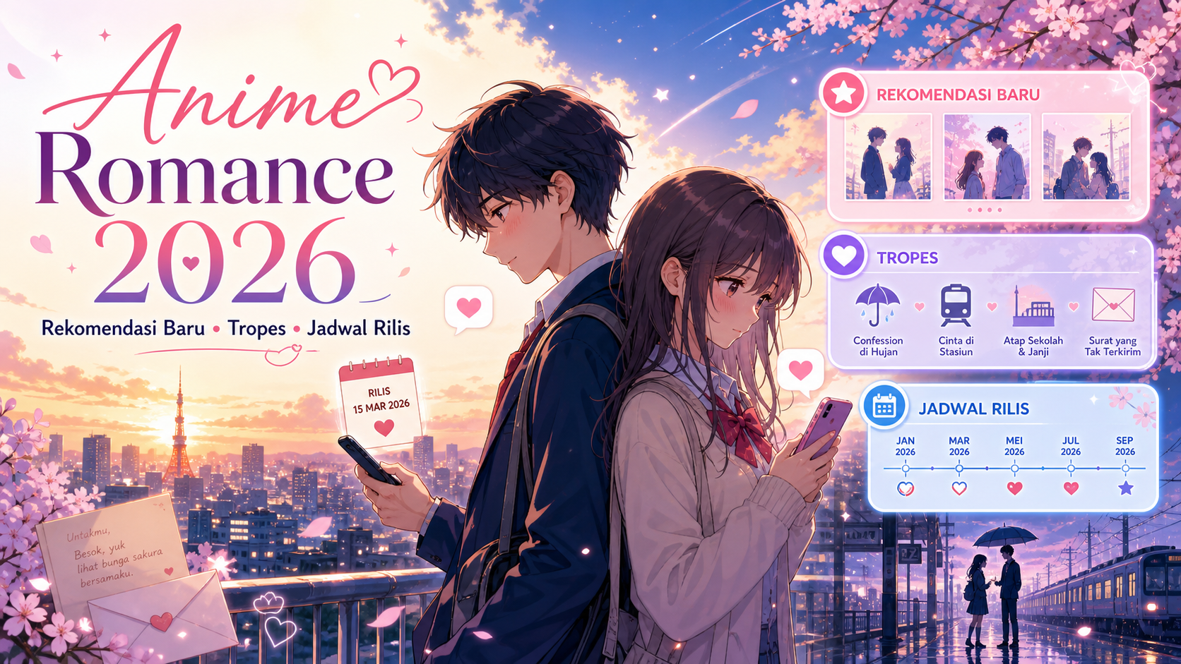 Anime Romance 2026: Rekomendasi Baru, Tropes, dan Jadwal Rilis - anime