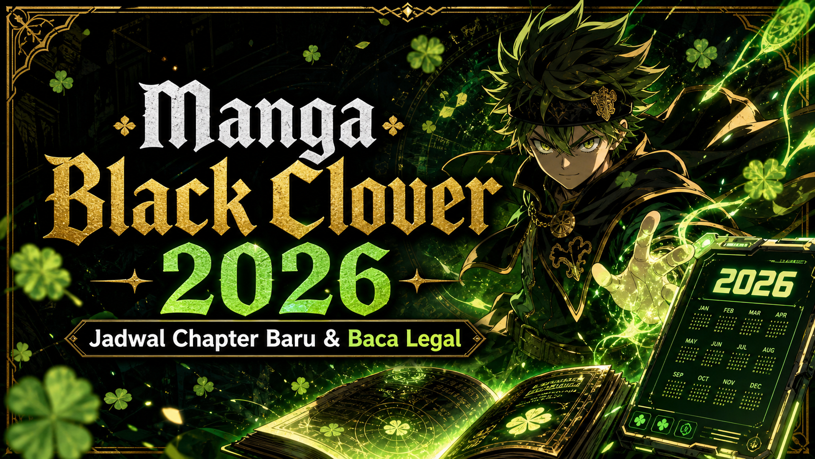 asta - Manga Black Clover 2026: Jadwal Chapter Baru dan Baca Legal