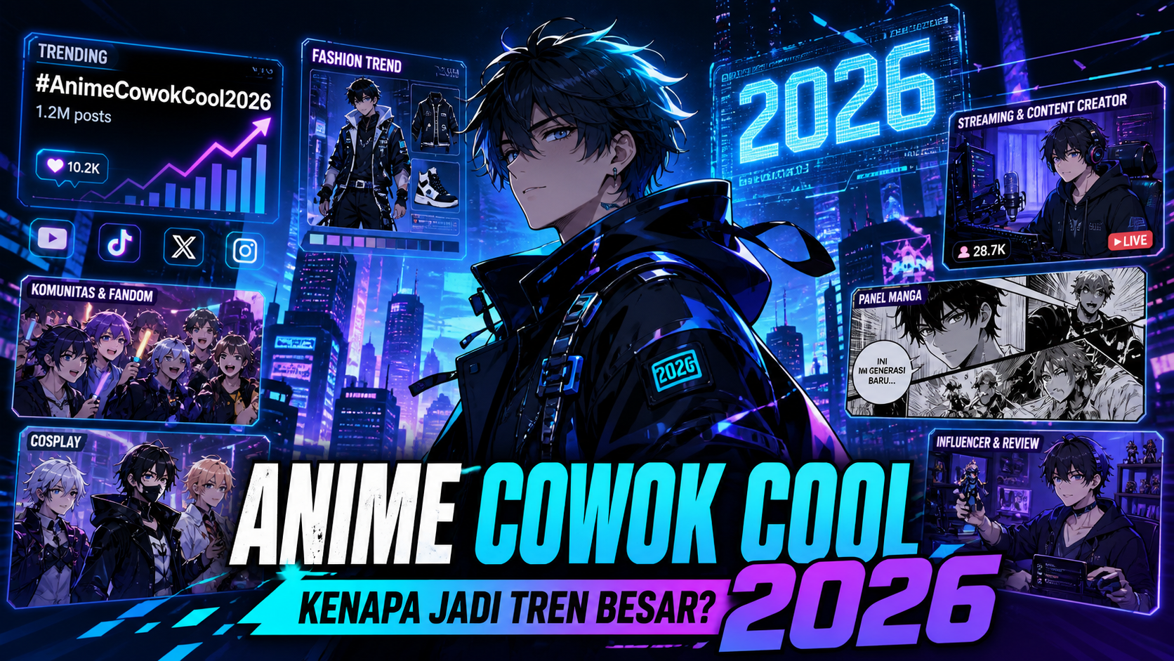 Kenapa Anime Cowok Cool 2026 Jadi Tren Besar? - anime