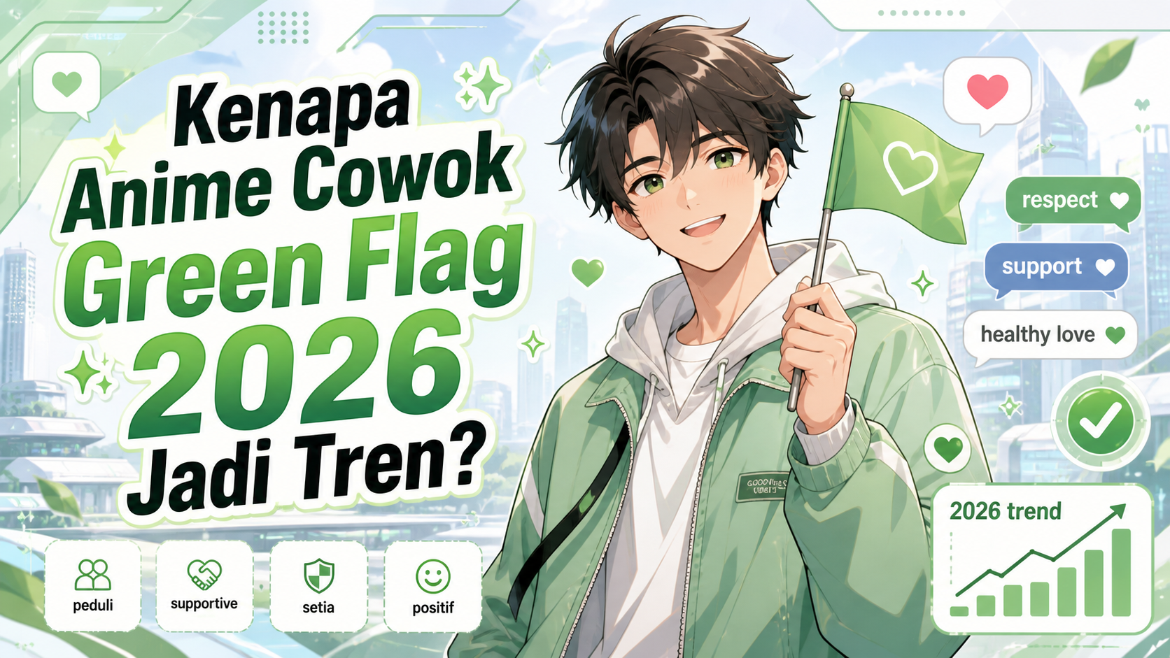 Kenapa Anime Cowok Green Flag 2026 Jadi Tren? - anime
