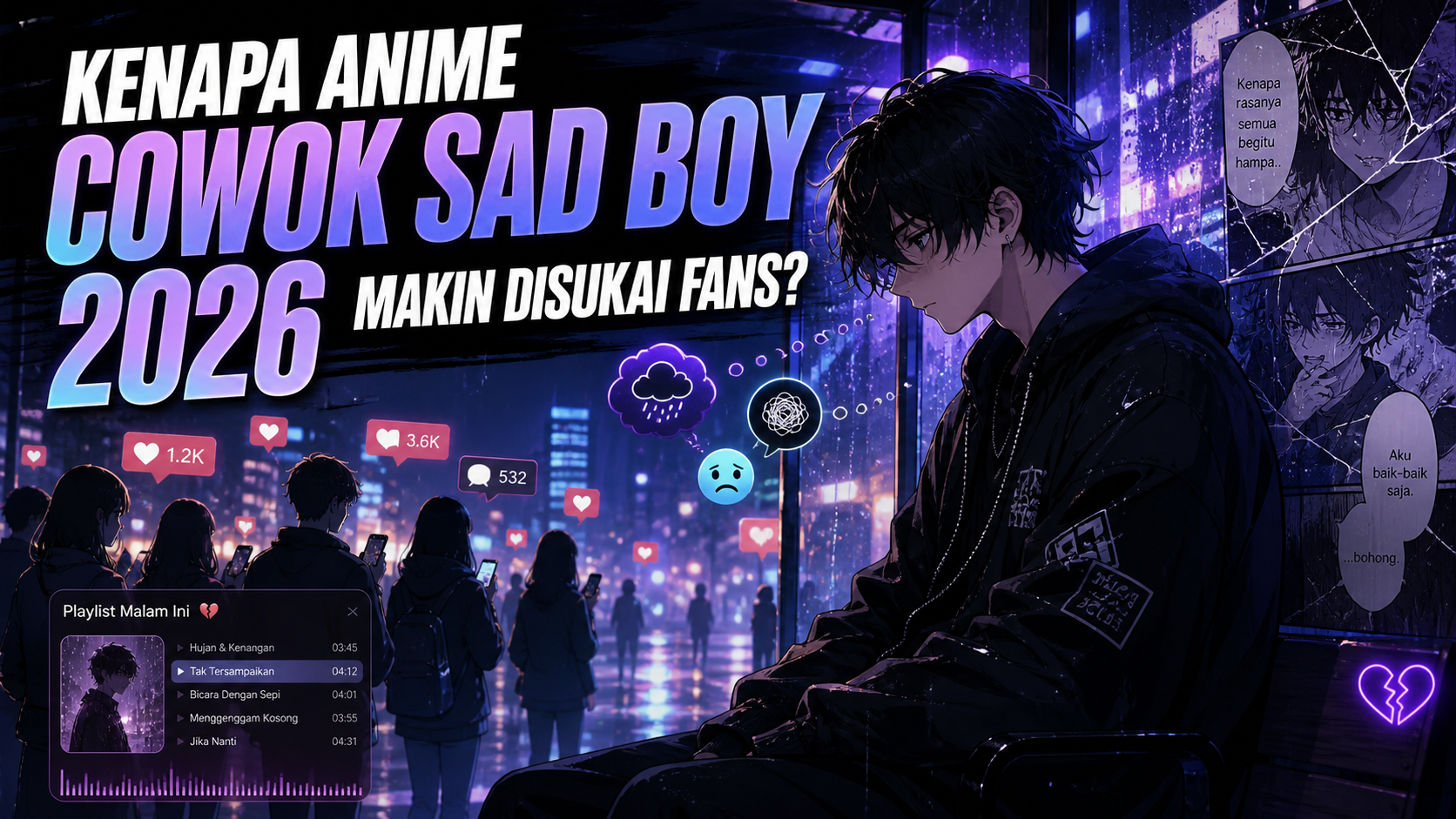 Kenapa Anime Cowok Sad Boy 2026 Makin Disukai Fans? - anime