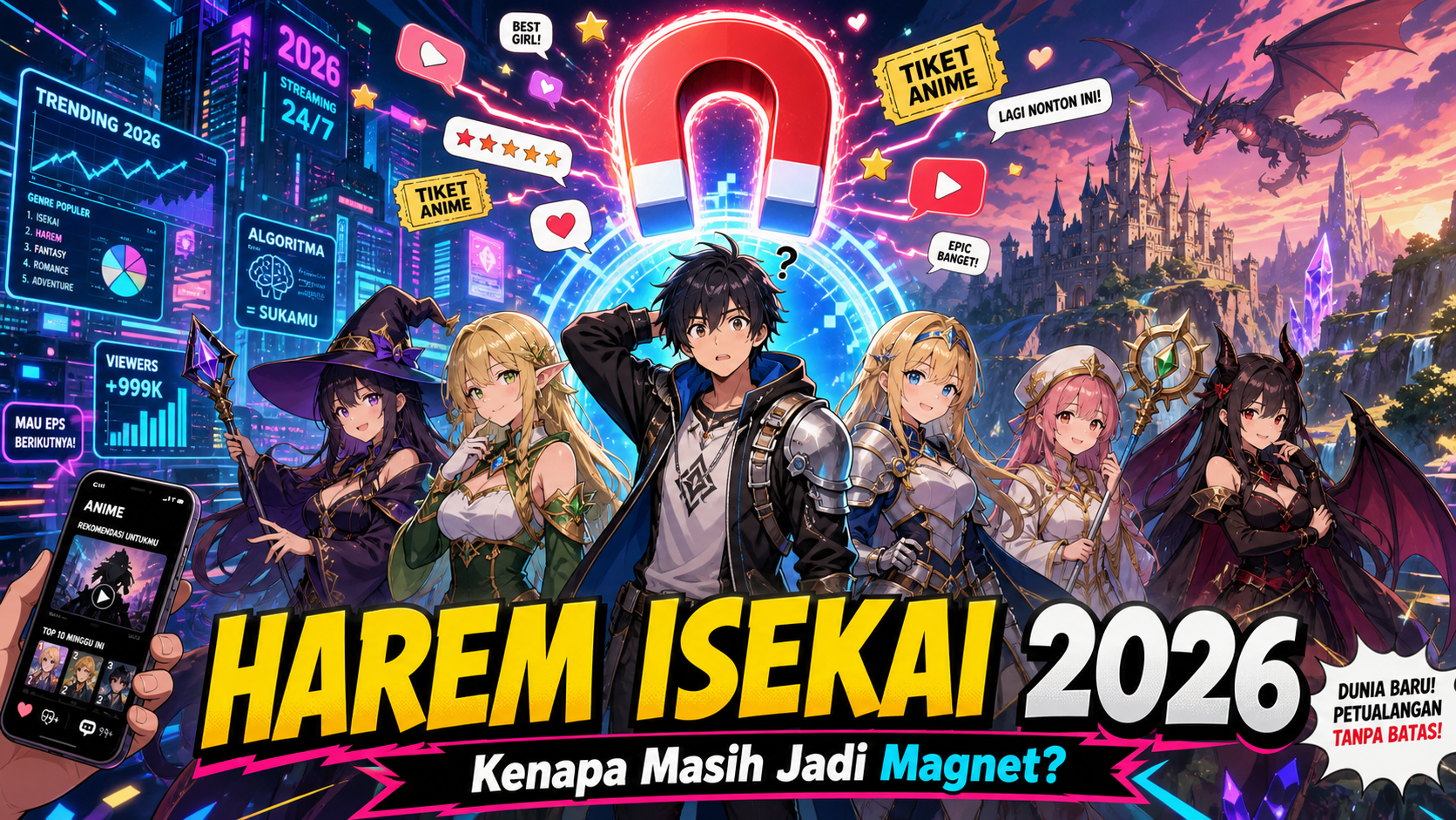 Kenapa Anime Harem Isekai 2026 Masih Jadi Magnet Besar? - harem