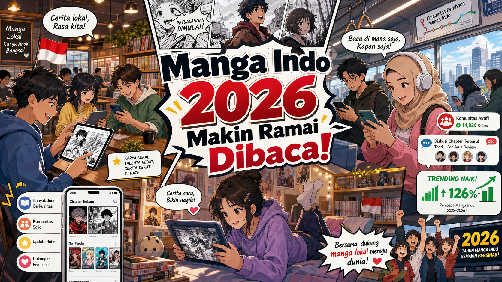 Kenapa Manga Indo 2026 Makin Ramai Dibaca? - manga
