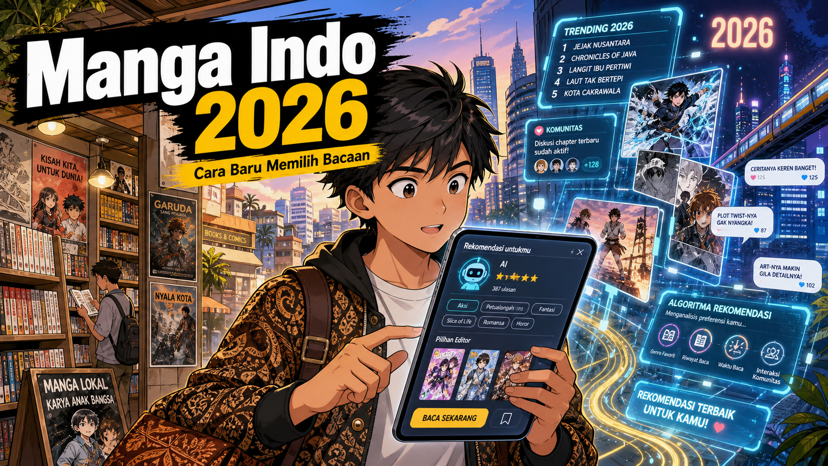 Manga Indo 2026 dan Perubahan Cara Pembaca Memilih Bacaan - manga