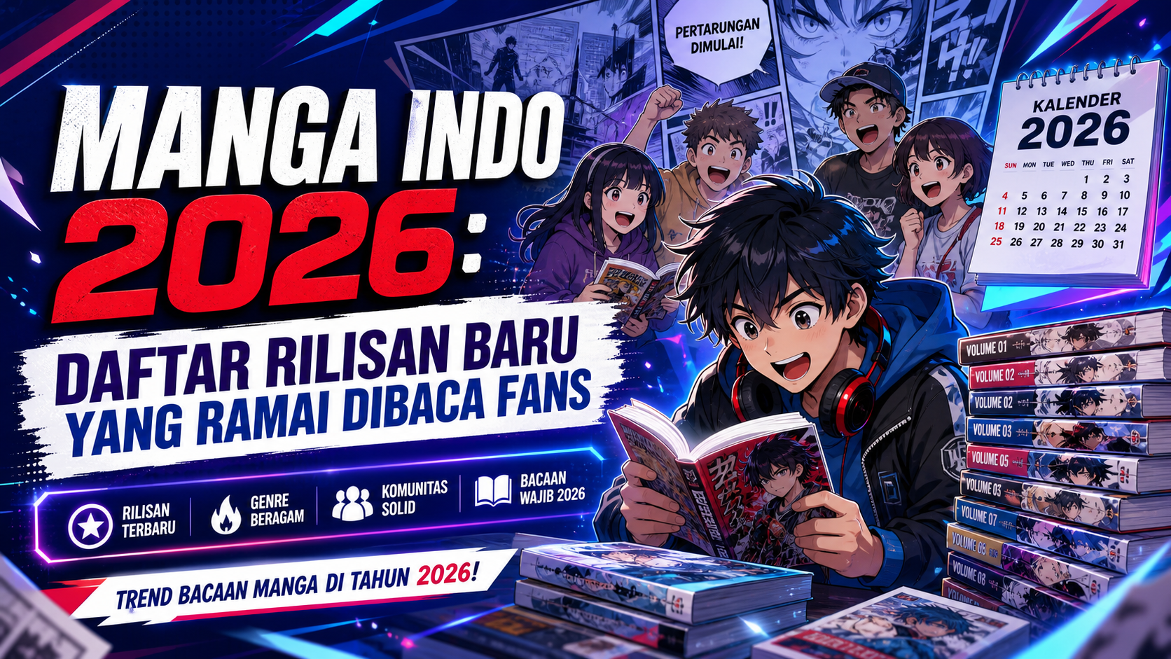 manga - Manga Indo 2026: Daftar Rilisan Baru yang Ramai Dibaca Fans