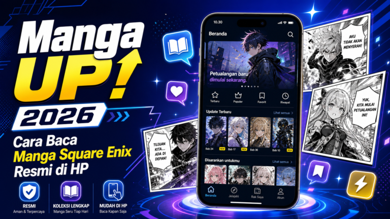 manga - Manga UP! 2026: Cara Baca Manga Square Enix Resmi di HP