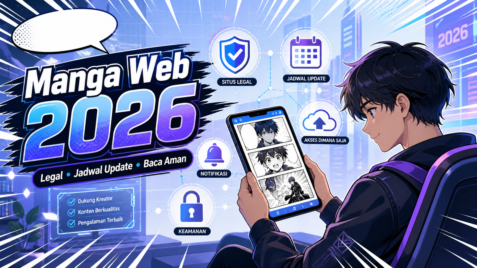 Manga Web 2026: Situs Legal, Jadwal Update, dan Tips Baca Aman - manga