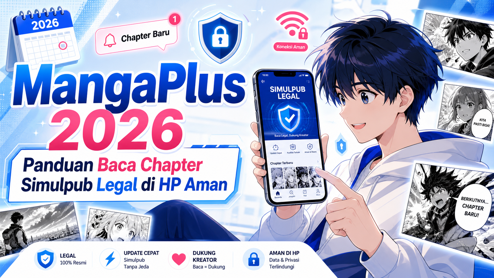 MangaPlus 2026: Panduan Baca Chapter Simulpub Legal di HP Aman - mangaplus