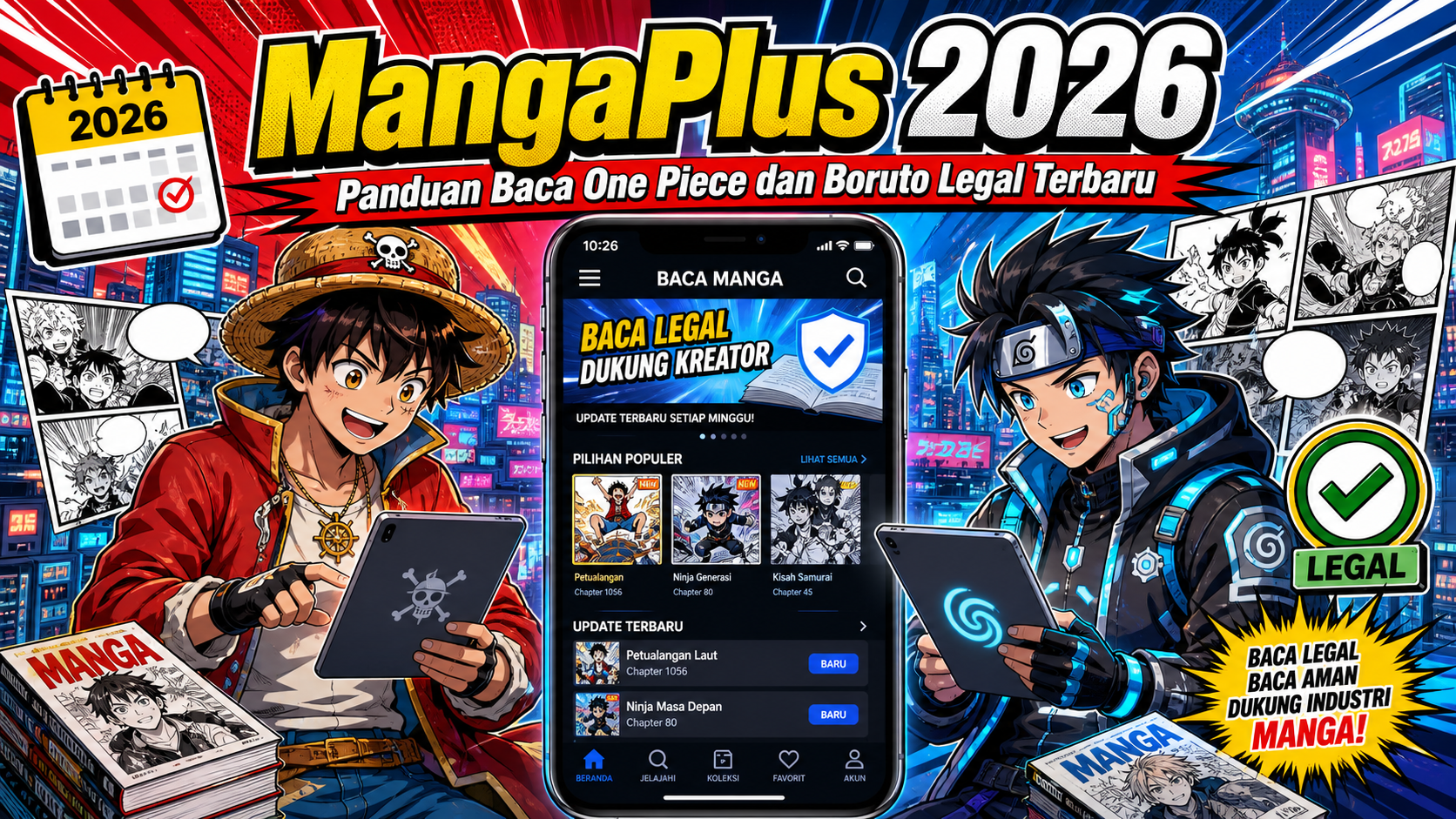 MangaPlus 2026: Panduan Baca One Piece dan Boruto Legal Terbaru - mangaplus