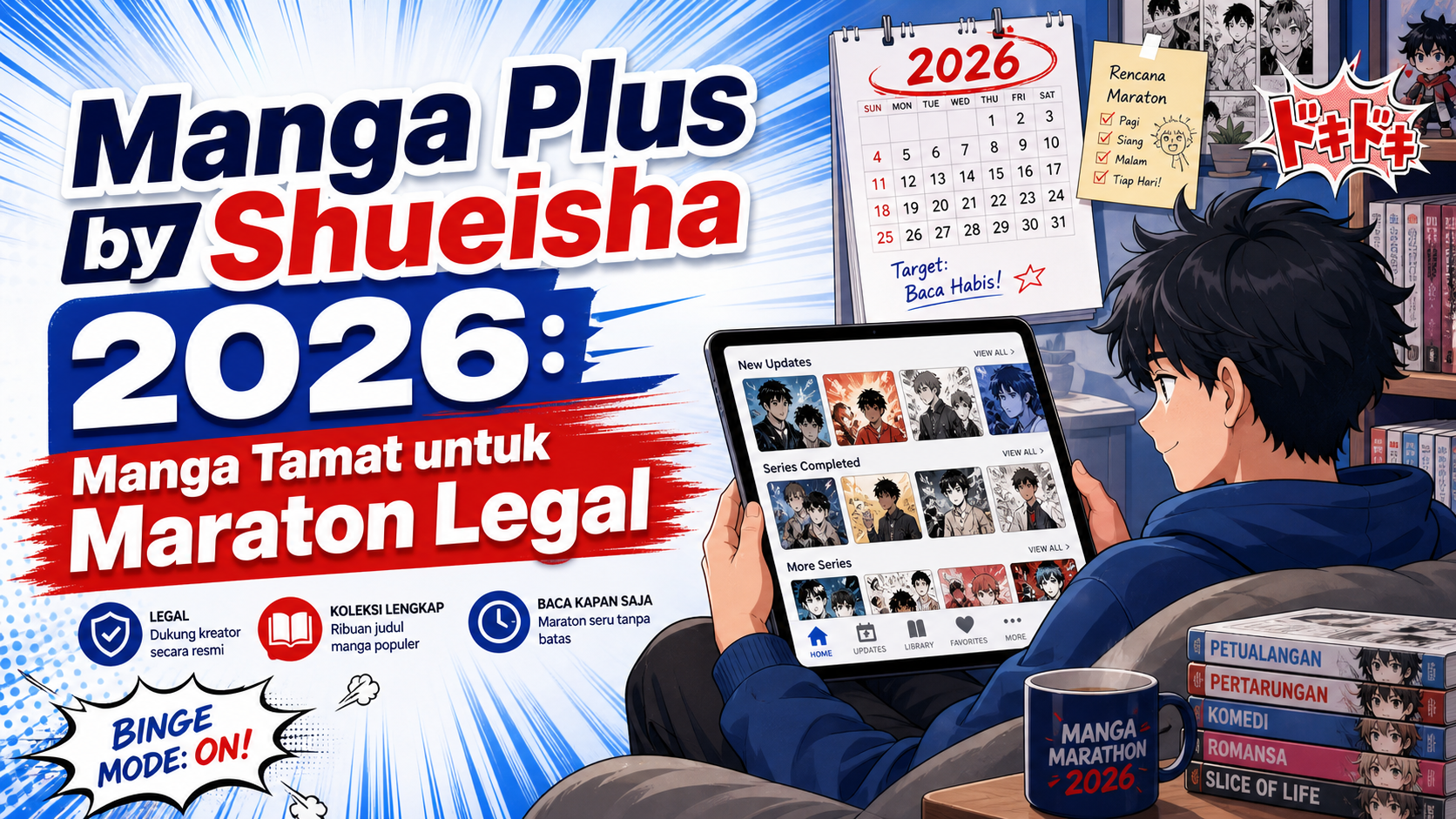 mangaplus - Manga Plus by Shueisha 2026: Manga Tamat untuk Maraton Legal