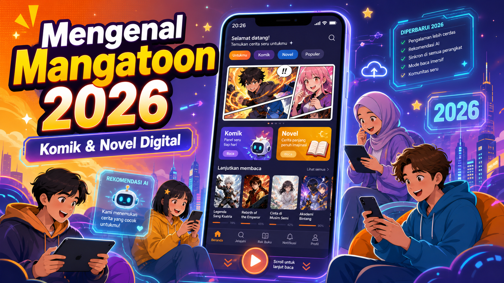 Mengenal Mangatoon 2026 untuk Pembaca Komik dan Novel Digital - mangatoon