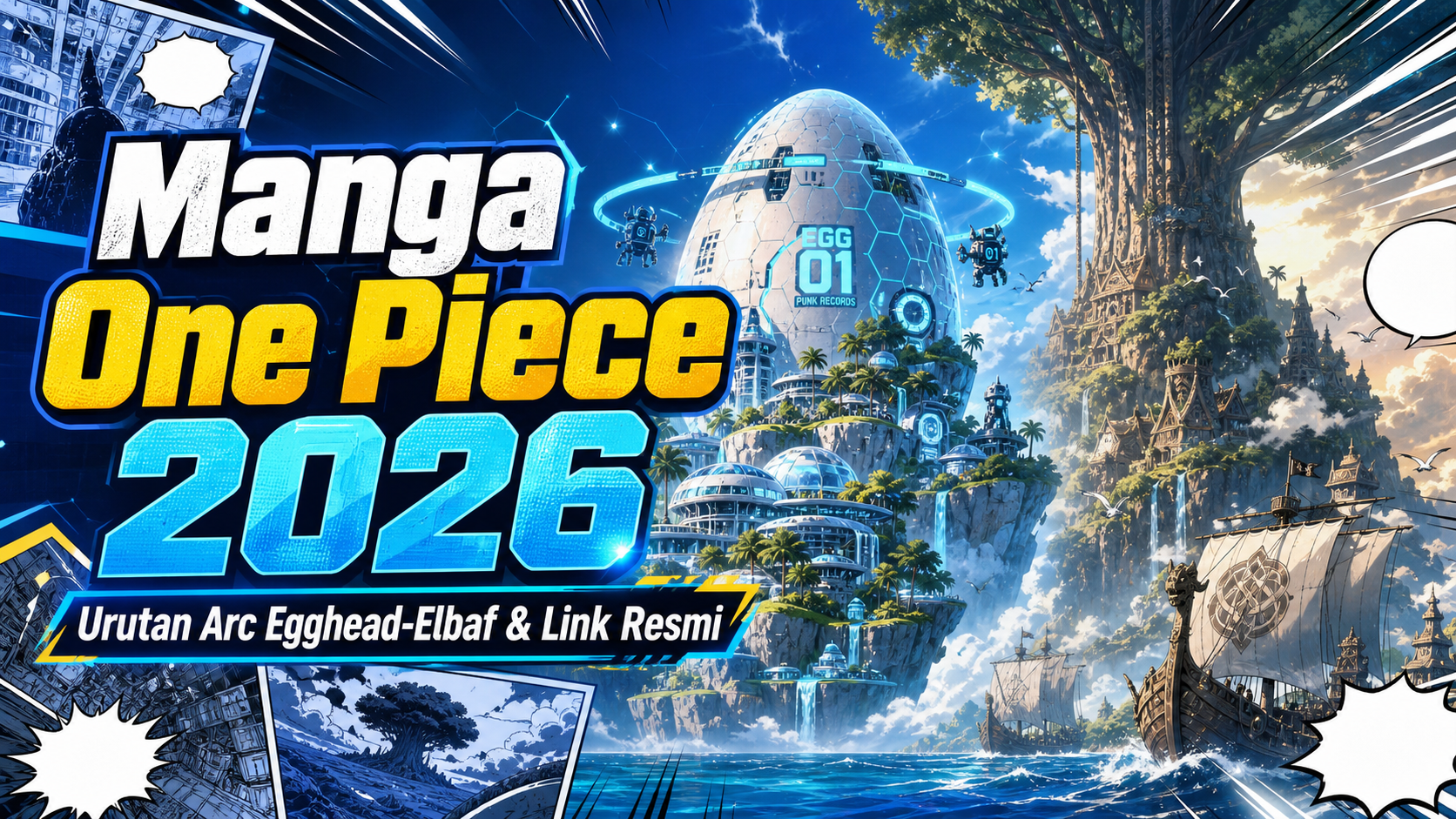 onepiece - Manga One Piece 2026: Urutan Arc Egghead-Elbaf dan Link Resmi
