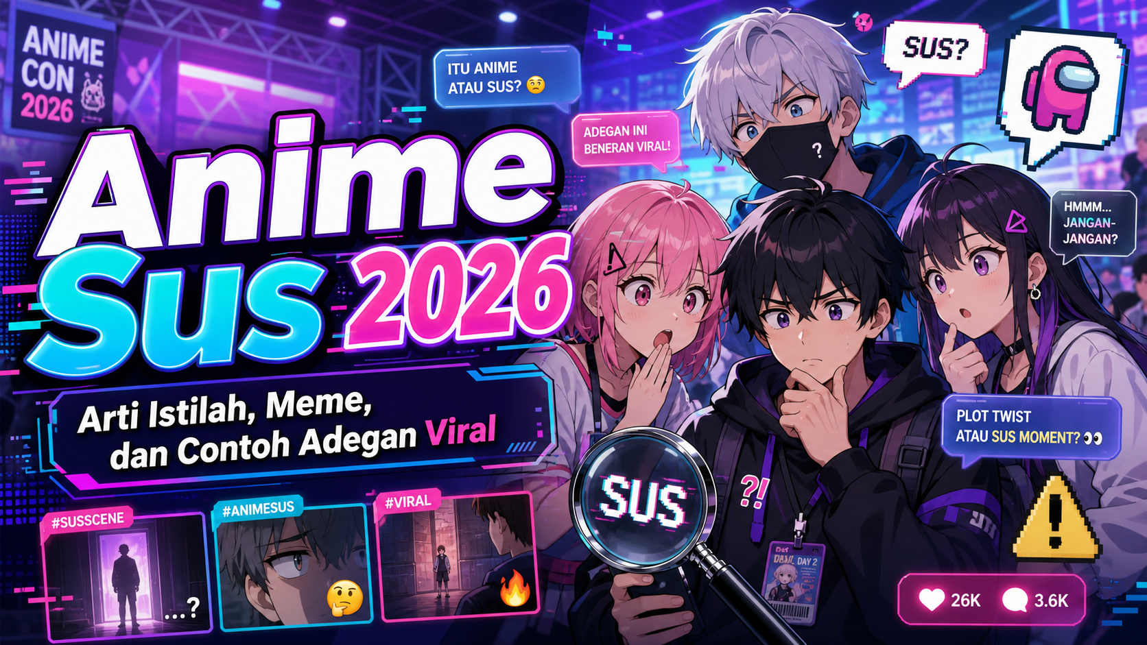 sus - Anime Sus 2026: Arti Istilah, Meme, dan Contoh Adegan Viral