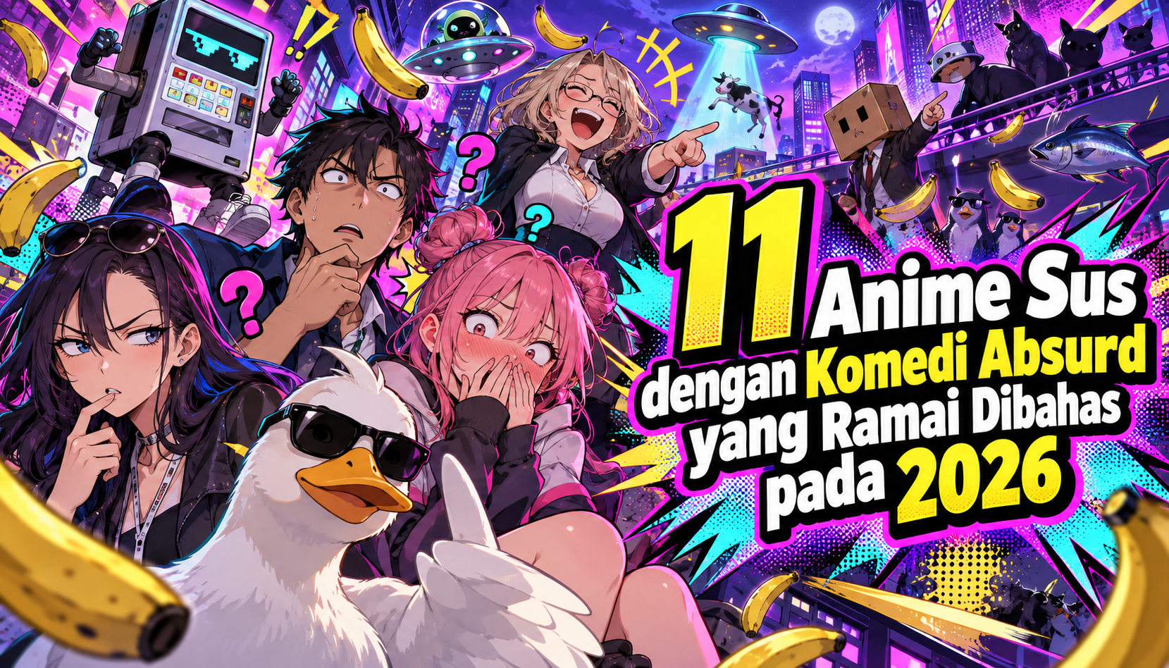 anime - 11 Anime Sus dengan Komedi Absurd yang Ramai Dibahas pada 2026