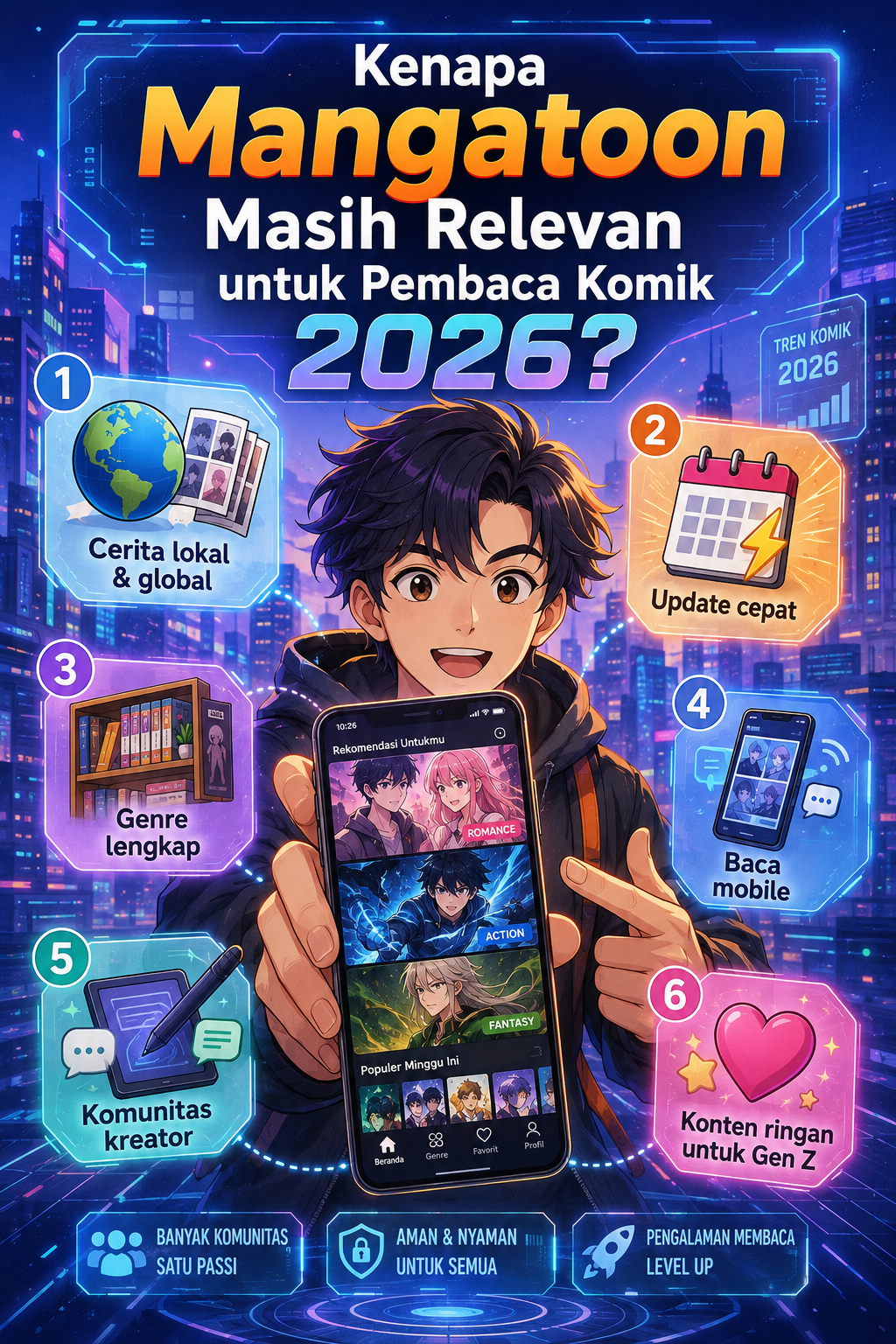 Kenapa Mangatoon Masih Relevan untuk Pembaca Komik 2026? - mangatoon