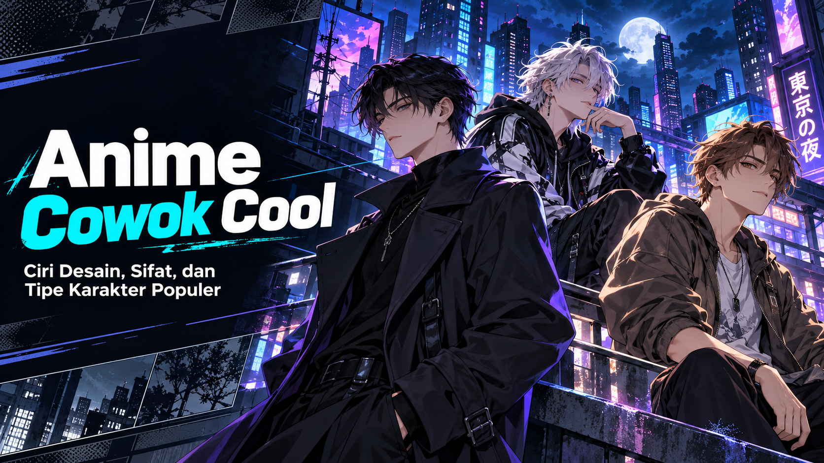 anime - Anime Cowok Cool: Ciri Desain, Sifat, dan Tipe Karakter Populer