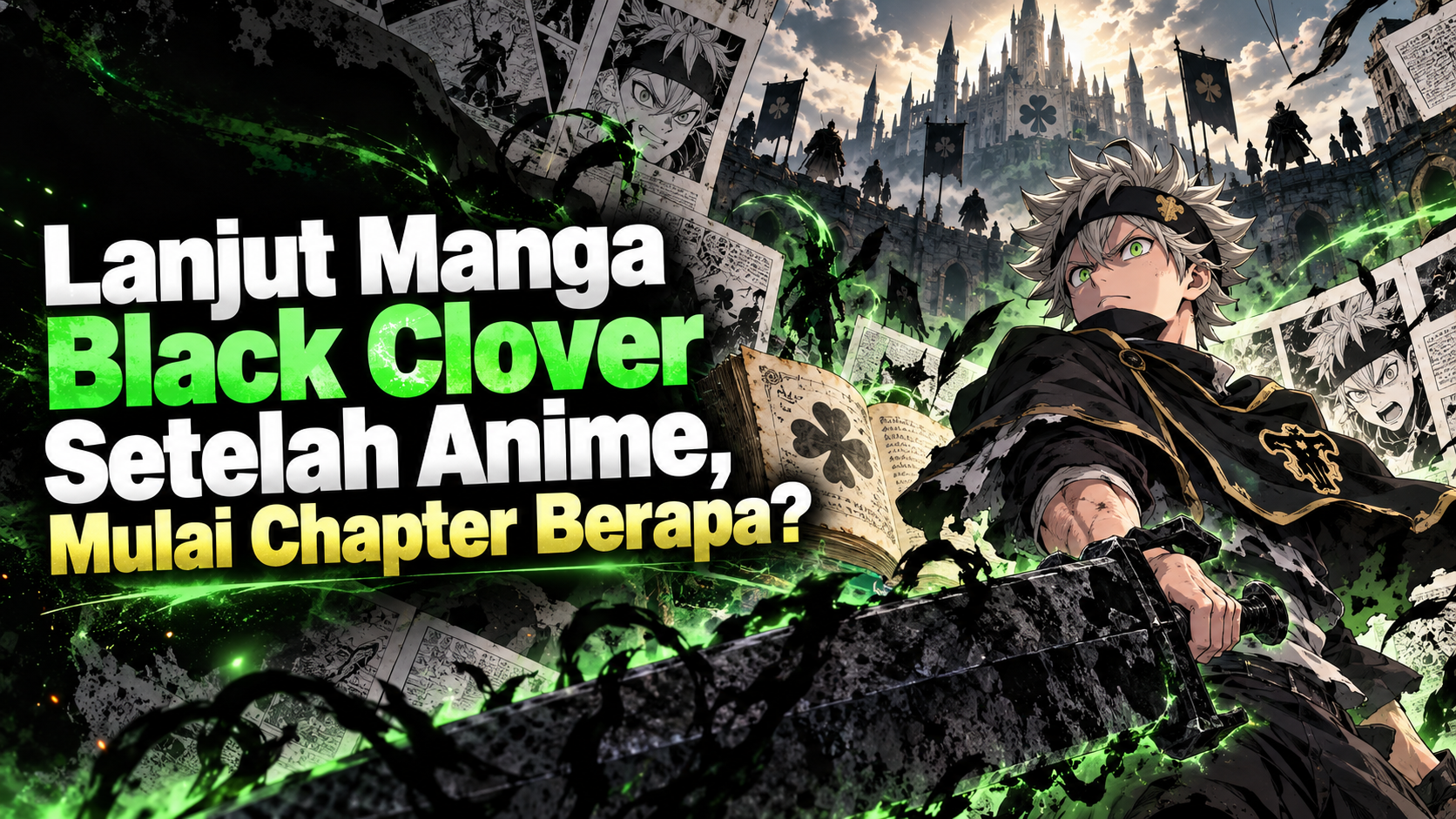 blackclover - Lanjut Manga Black Clover Setelah Anime, Mulai Chapter Berapa?
